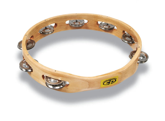 CP Single Row Tambourine Steel, 10"