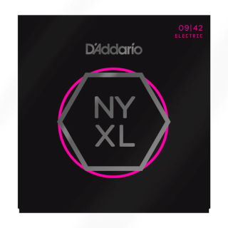 D'Addario NYXL0942 Nickel Wound Electric Guitar Strings, Super Light, 9-42