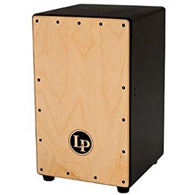 Latin Percussion LP1428NYN Black Box Wire Cajon, Birch Front